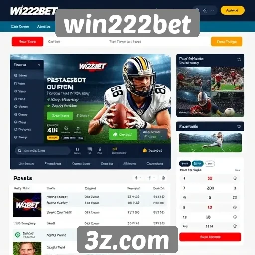Interface e usabilidade do site win222bet